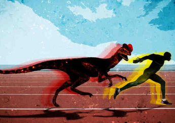 Konsep Kinematika, Apakah Pelari Usain Bolt Lebih Cepat dari T. Rex?