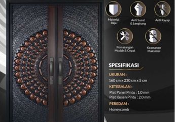 Makin Aman, Pintu Baja Fortress kini Hadir dengan 16 Titik Penguncian
