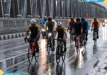 Demi Masa Depan Anak-Anak Indonesia, Puluhan Pesepeda Mengayuh Sejauh 500 Kilometer dalam Bike To Care