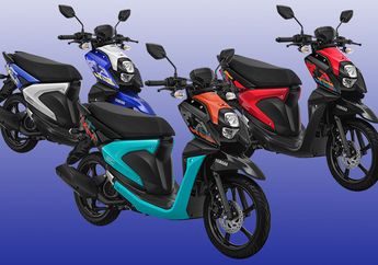 Motor Matic Yamaha X-Ride Ada Warna Baru, Harga Rp 19 Jutaan