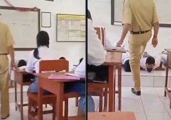Heboh, Viral Video Kepala Sekolah Tega Injak Bahu Siswa Gegara Rambut Panjang: Supaya jadi SDM Berkualitas!