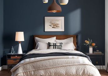 Pilihan Warna Terbaik Kamar Tidur Pria, Tak Hanya Hitam dan Putih Lho!