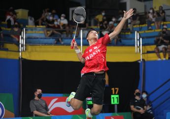 Tetap Semangat! Anthony Sinisuka Ginting Harus Akui Kekalahan Usai Ditaklukkan Juara Dunia Singapura 21-13 dan 21-14