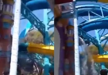 Ini Video Detik-detik Seluncuran di Kenjeran Water Park Ambrol, Belasan Orang Dikabarkan Alami Luka-luka