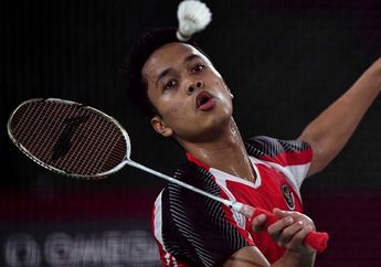 Bikin Penonton Tegang Sampai Jatuh Bangun! Ditaklukan Thailand, Anthony Sinisuka Ginting Gagal Sumbang Poin Untuk Indonesia di Thomas Cup 2022 dengan skor 12-21 21-15 9-21