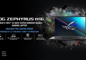 ASUS Luncurkan Laptop ROG Zephyrus M16 Khusus Gamer dan Konten Kreator