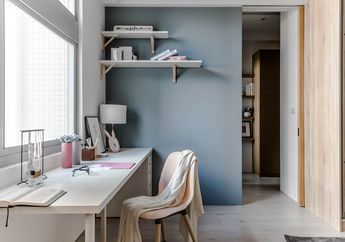 Aneka Ide Warna Pastel untuk Tampilan Kantor Rumah yang Cantik