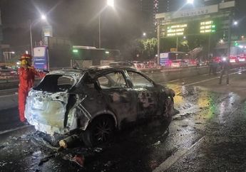SUV Honda HRV Terbakar Sampai Tinggal Rangka, Ingat Lagi Pentingnya APAR