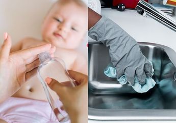 Enggak Sangka Bisa Hilangkan Noda di Perabot Dapur, Ternyata Ini Manfaat Baby Oil Selain untuk Kulit Bayi!