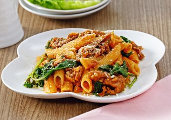 Resep Penne Sukiyaki Bayam Barbeque, Menu Sarapan Mewah yang Bisa Dibikin Oleh Pemula!