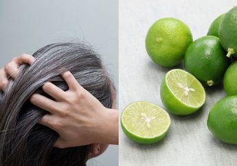 Lebih Ampuh Dari Semir Rambut, Lenyapkan Uban Ternyata Hanya Modal Jeruk Nipis Saja, Sekali Coba Rambut Auto Hitam Legam