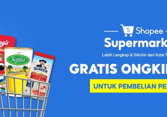 Hari Ini! Promo Shopee Supermarket Gratis Ongkir plus Promo Kilat 50%