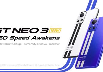 Harga dan Spesifikasi realme GT Neo3 di Indonesia, Ada Charger 150W Untuk 50 Persen Dalam 5 Menit
