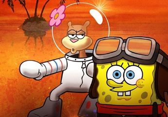 Kocak! Spongebob Parodikan Film Top Gun Lewat Sebuah Poster