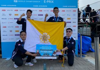 Tim Arjuna EV UGM Sabet Juara 1 Desain Kendaraan Listrik Ajang Formula-E Jakarta
