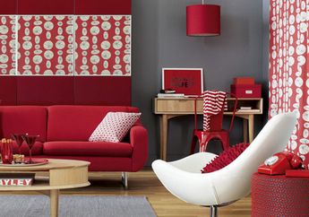 Jangan Takut untuk Menggunakan Warna Merah di Interior Rumah, Kenali Terlebih Dahulu Warnanya!