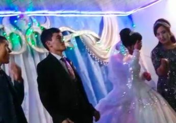 Sungguh Miris! Viral Video Pengantin Pria Mendadak Emosi dan Pukul Pasangannya di Depan Publik dan Masih Bisa Tersenyum Setelah Lakukan Kekerasan Fisik