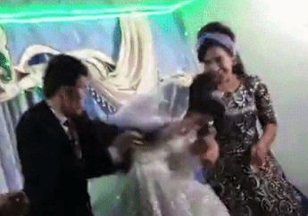 Bikin Semua Tamu Undangan Melongo, Viral Pengantin Pria Pukul Mempelai Wanita di Atas Pelaminan Gegara Alasan Sepele, Suasana Langsung Berubah Mengharu Biru!