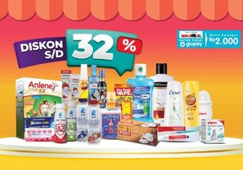 Promo Alfamart Khusus Member, Serbu Diskon 32% untuk Belanja Cerdas dengan Ekstra Diskon Bayar Pakai Gopay