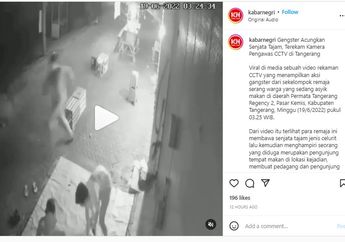 Sok Preman, Aksi Gengster Remaja di Tangerang Terekam Kamera, Pengunjung Tempat Makan Bubar, Pedagang Diresahkan
