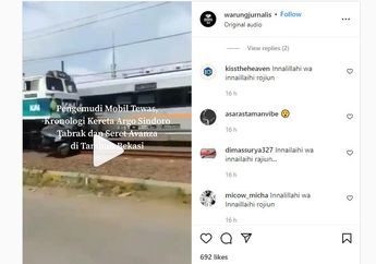 Anak dan Istri Bisa Menyelamatkan Diri, Pengemudi Mobil Avanza yang Tertabrak Kereta di Bekasi Ternyata Sempat Berusaha Nyalakan Mesin, Nahas Ini yang Kemudian Terjadi