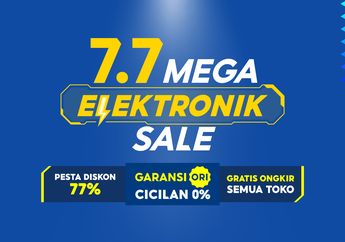 Shopee 7.7 Mega Elektronik Sale Sudah Dimulai, Saatnya Beli Gadget Baru dengan Promo Diskon 77%
