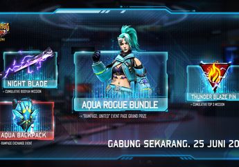 Selesaikan Misi di Free Fire, Berkesempatan dapat Aqua Rogue Bundle!