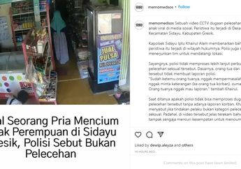 Begini Kronologi Lengkap Video Pria Cium Bocah Perempuan di Gresik, Polisi: Tidak Masuk Pelecehan Soalnya Korban Tidak Nangis