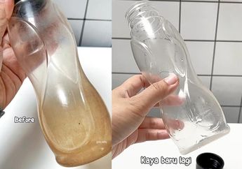 Tak Perlu Beli Baru Terus, Noda di Botol Plastik Bakal Bersih dan Jadi Kinclong Cuma Direndam Air Campur Bahan Dapur Ini, Contek deh Caranya