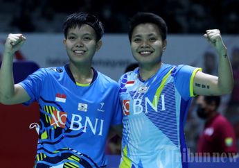 Masyarakat Indonesia Dibuat Takjub! Babat Habis Ganda Putri Korea Selatan, Apriyani/Siti Berhasil Lolos ke Final Malaysia Open 2022 dengan skor 21-14 22-20