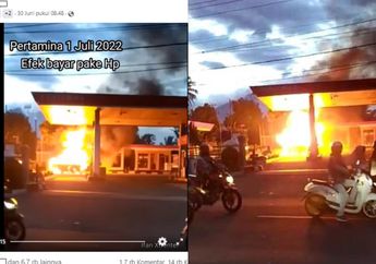 Heboh! Video Kebakaran di SPBU Diduga Akibat Bayar Pakai HP Viral di Media Sosial, Pihak Pertamina Jelaskan dari Mana Asal Video Tersebut