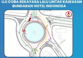 Bundaran HI Ada Rekayasa Lalu Lintas Saat Jam Pulang Kantor, Uji Coba Mulai Sore Ini