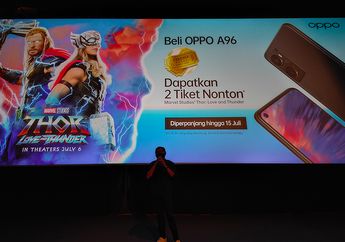 OPPO Perpanjang Promo Beli OPPO A96 Dapat Tiket Thor: Love & Thunder