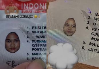 Hijab Hilang di Hasil Foto SIM, Lah Kok Bisa Seperti Itu Bestie?
