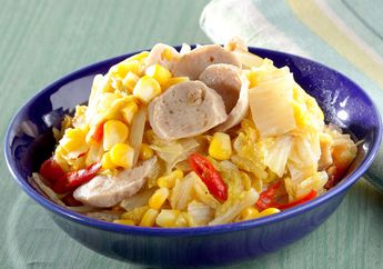Resep Sawi Bakso Pedas, Menu Makan Siang Anti Repot Namun Rasanya Mantap