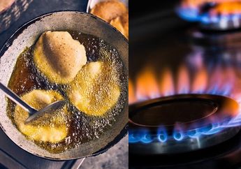 Kok Emak-emak Gak Sadar Minyak Goreng Pedagang Tidak Pernah Hitam? Api dari Kompor Jadi Penyebabnya
