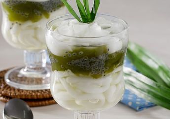 Resep Es Jeli Kelapa Cincau Hijau, Kreasi Resep Minuman Segar Andalan Ketika Cuaca Panas