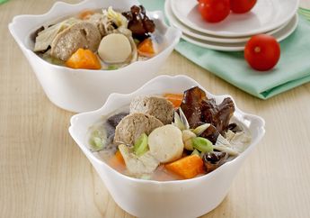 Resep Sup Bakso Kembang Tahu Enak, Sajian Berkuah Hangat Spesial Untuk Makan Malam