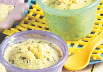 Ide Resep MPASI 6 Bulan, Bubur Bayam dan Udang Mudah dan Disukai Si Kecil