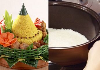 Untung Mertua Panitia 17an dari Kecil, Dikasih Tahu Trik Bikin Nasi Tumpeng Pakai Rice Cooker Agar Matang Sempurna, Bisa Hemat Gas!