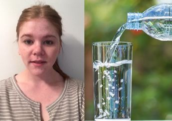 Yang Pakai Skincare Mahal Pasti Ketar Ketir, Wanita ini Sukses Kembalikan Wajah Mulus Cuma Pakai Satu Botol Air Kemasan, Shock Lihat Hasilnya