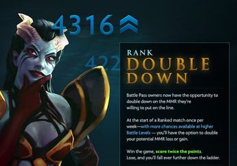 Penjelasan Sistem Double Down Rank di Dota 2, Pejuang MMR Wajib Tau!