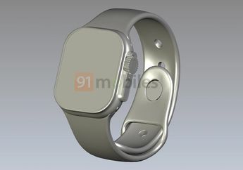 Gambar Desain Apple Watch Pro Ungkap Bentuk Layar dan Tombol Baru