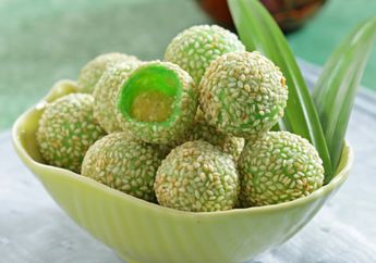 Resep Onde-Onde Pandan Mini, Kreasi Jajanan Pasar Nikmat Dengan Aroma yang Harum Banget