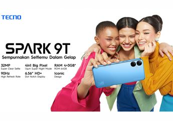 Smartphone TECNO SPARK 9T Resmi Meluncur di Tanah Air, Harganya?