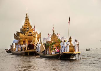 Festival Pagoda Phaung Daw Oo, Ritual Tahunan Myanmar, Perarakan Empat Patung Buddha ke Desa-desa Kecil di Sekitar Danau Inle untuk Diberi Penghormatan Masyarakat