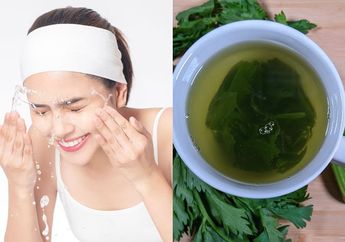 Selalu Awet Muda Sampai Tua, Rahasianya Cuma Cuci Muka dengan Air Rendaman Seledri, Dijamin Wajah Auto Kencang