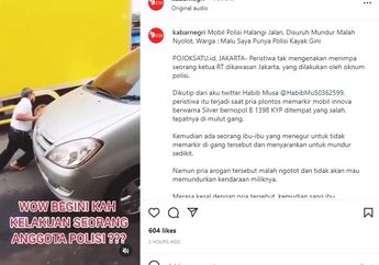 Viral! Mobil Diduga Milik Polisi Ini Halangi Jalan, Disuruh Mundur Pak RT Malah Nyolot, Warganet: Arogan dan Merasa Paling Berkuasa
