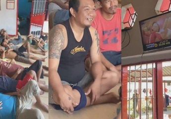 Viral! Para Tahanan Bertato Sangar Asyik Nonton Kartun Upin & Ipin, Pancarkan Wajah Bahagia, Netizen: Target Market Udah Bukan Anak-anak Lagi