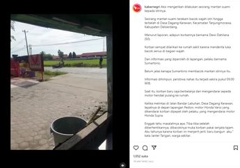 Jatuh Terkapar Gara-gara Ditikam, Viral Aksi Nekat Seorang Pria Tega Bacok Seorang Wanita Diduga Mantan Istrinya, Warganet: Itulah Manusia!